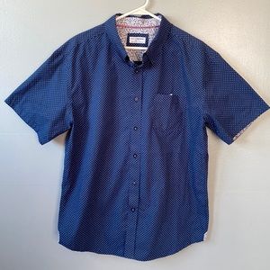 Eighth Avenue Short Sleeve Polka Dot Button Up